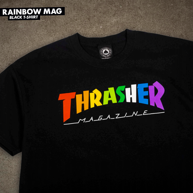 T-shirt Rainbow Mag noir