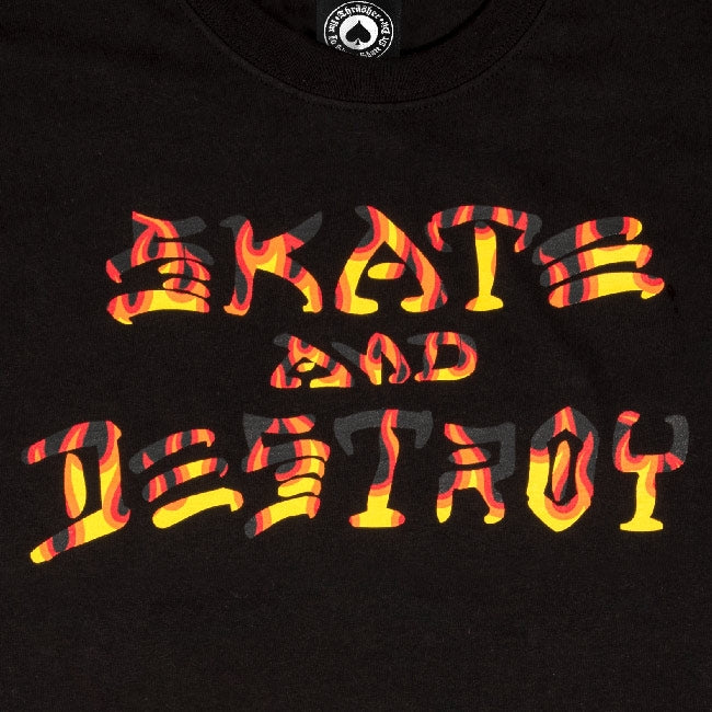 T-shirt BBQ Skate and Destroy noir