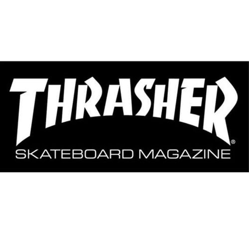 Thrasher Skate Mag Large Sticker Black