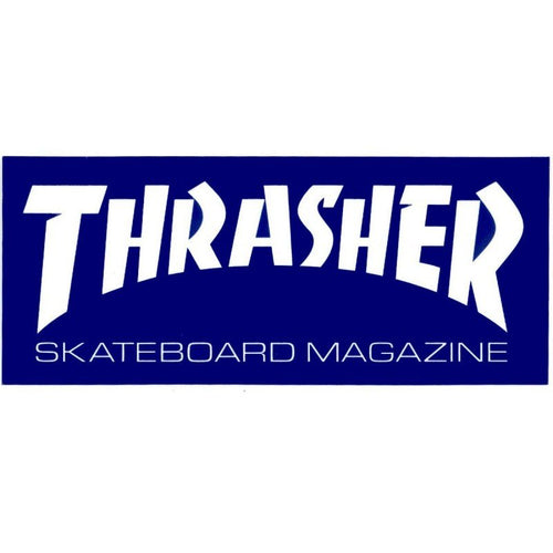 Thrasher Skate Mag Large Sticker Blue