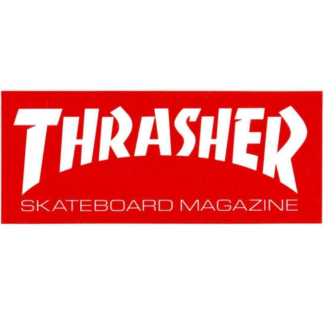 Thrasher Skate Mag Grand Autocollant Rouge
