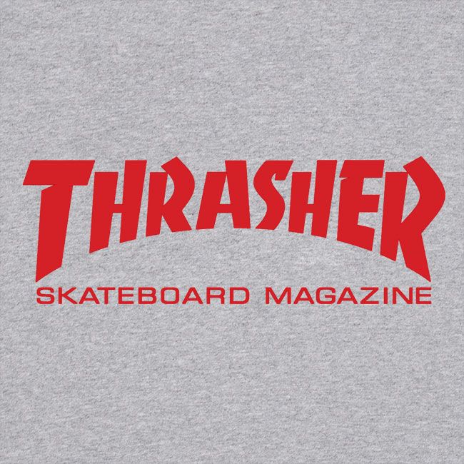 T-shirt Skate Mag gris/rouge