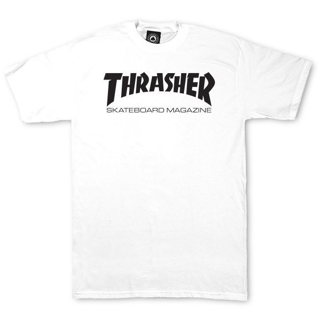 T-shirt Skate Mag blanc