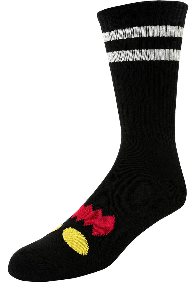 Monster Face Socks Sky Black