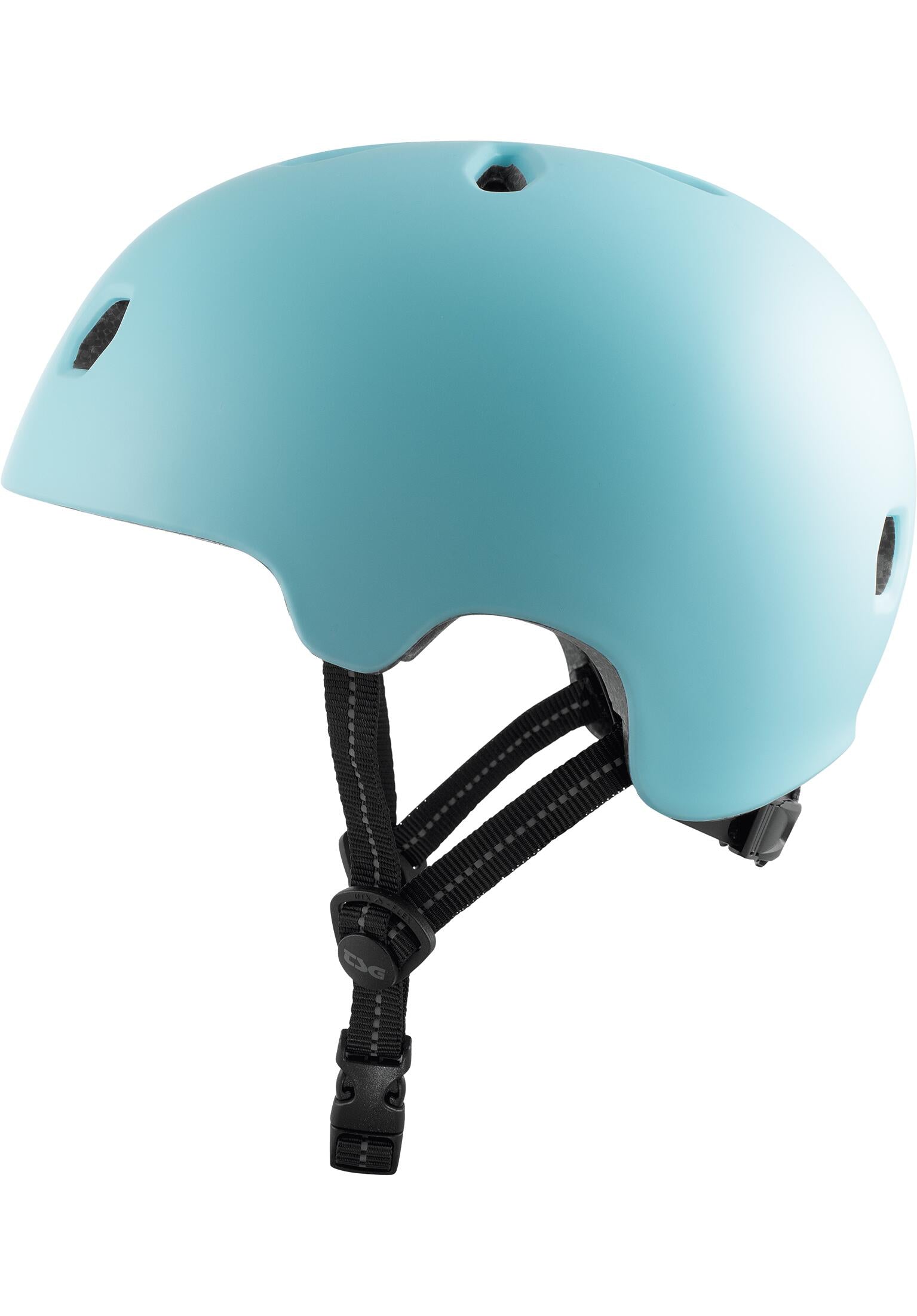 Meta Solid Color Satin Blue Tint Helmet