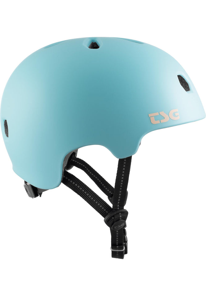 Meta Solid Color Satin Blue Tint Helmet