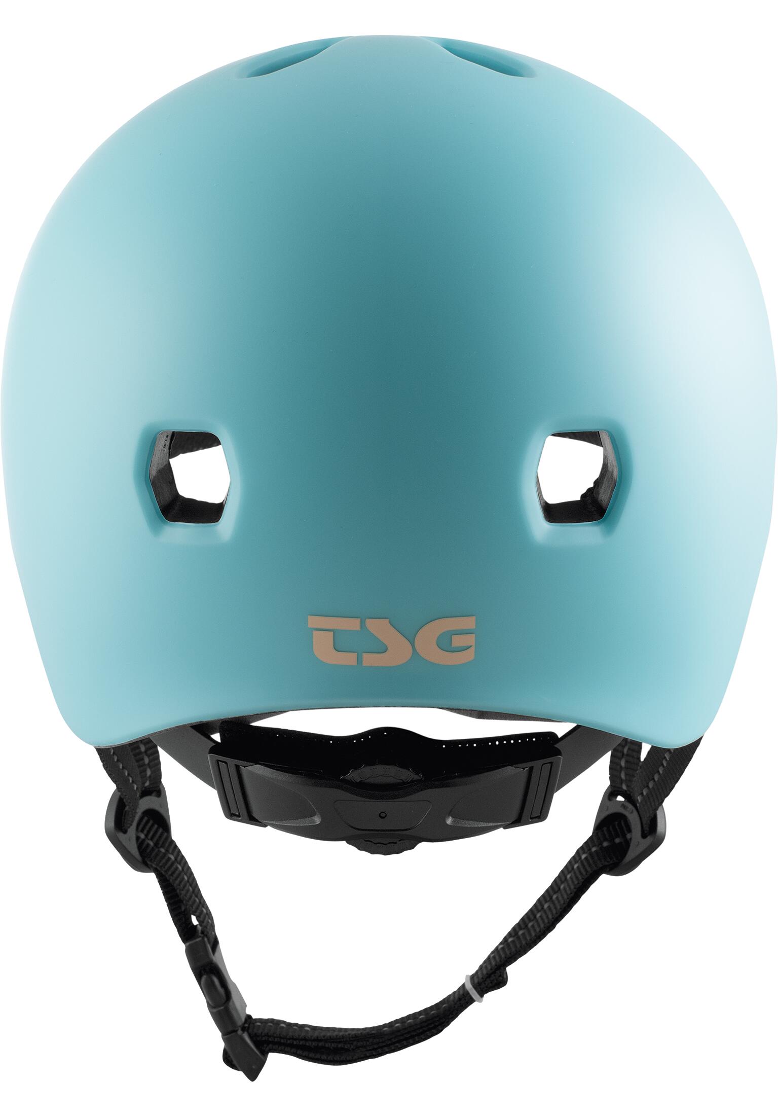 Meta Solid Color Satin Blue Tint Helmet