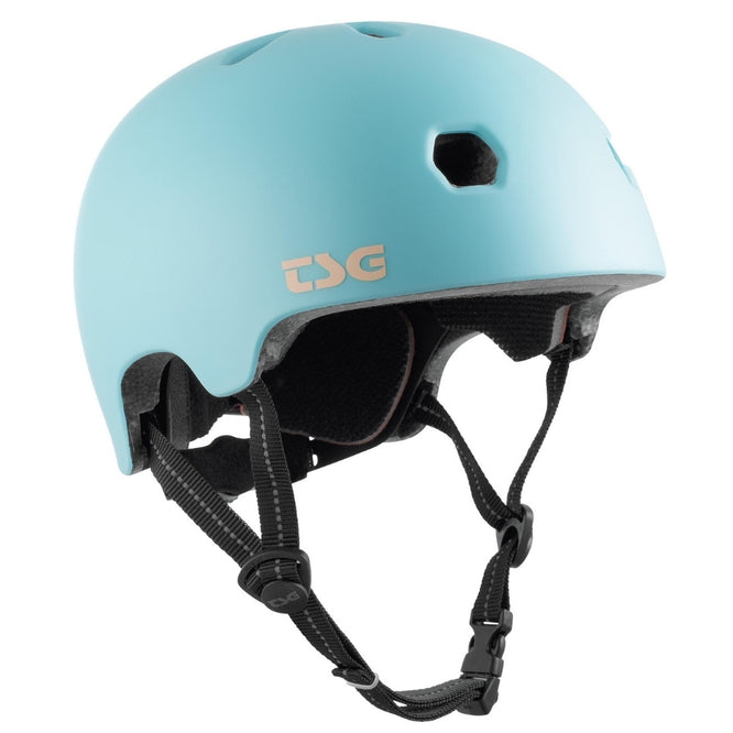 Meta Solid Color Satin Blue Tint Helm