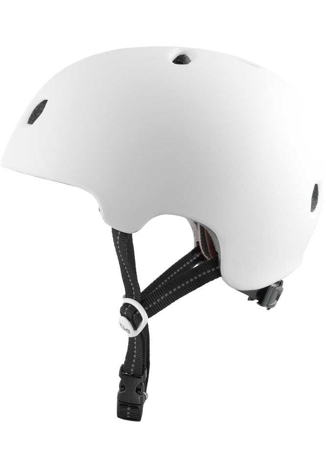 Meta Solid Color Satin White Helmet