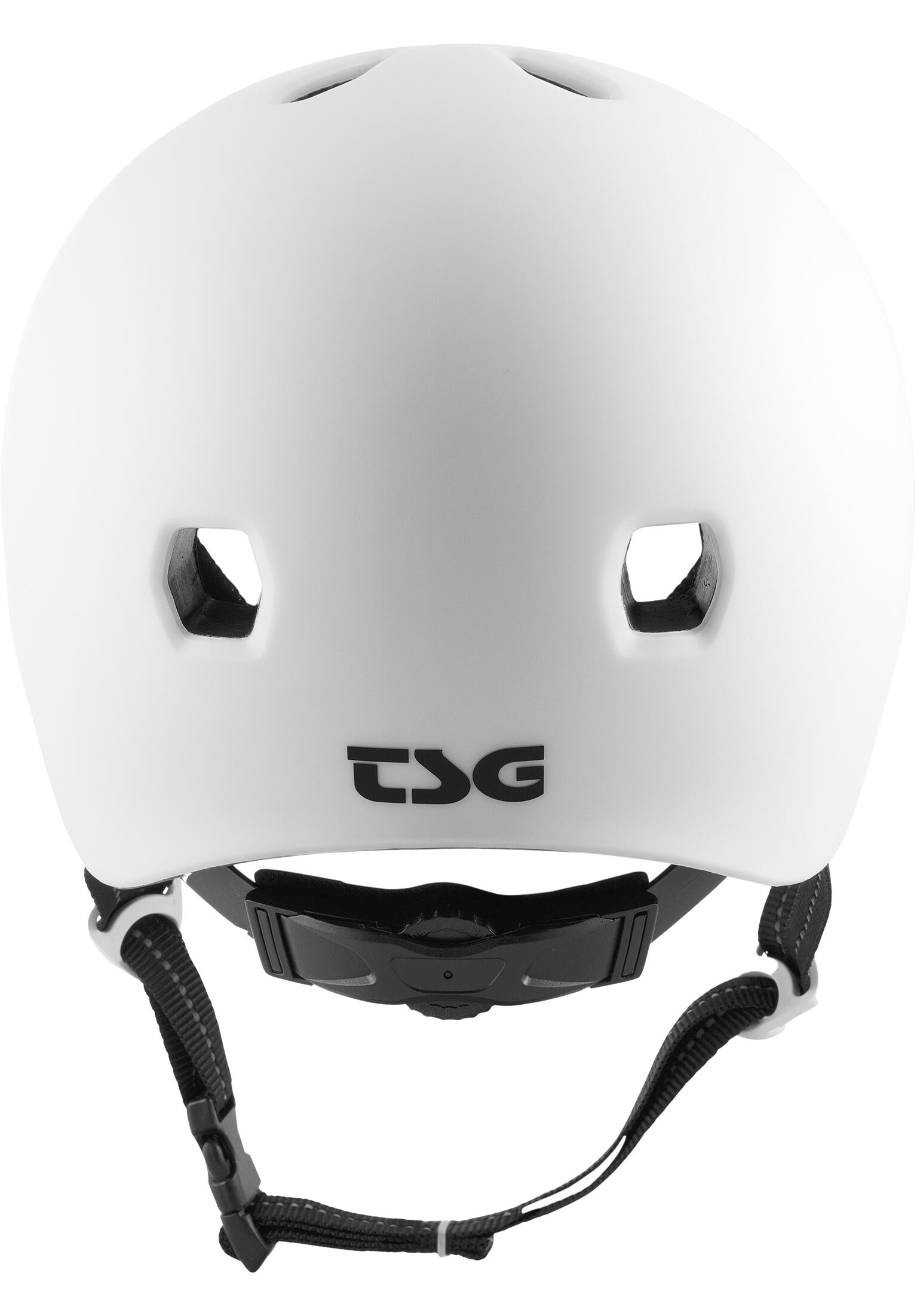 Meta Solid Color Satin White Helmet