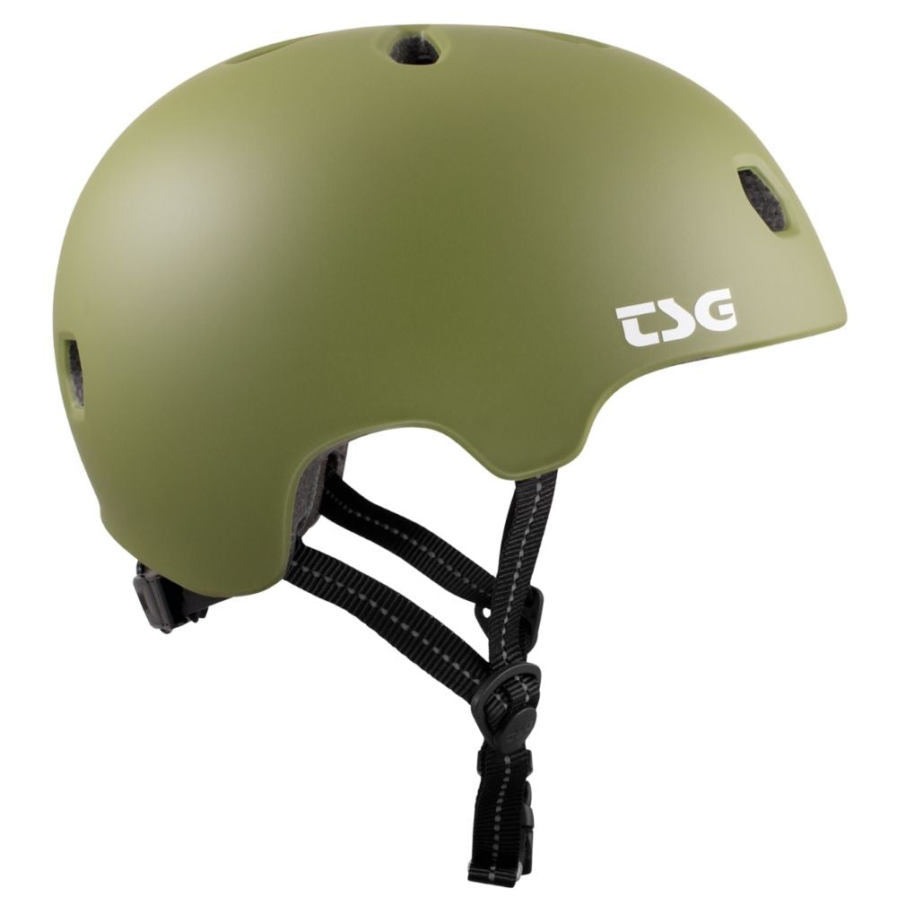 Meta Solid Color Satin Olive