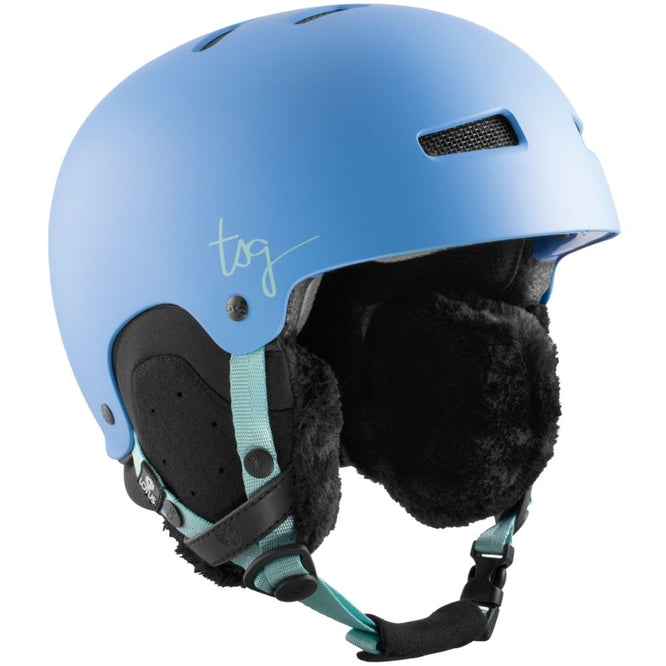 Womens Lotus Solid Color II Satin Azuro Helmet