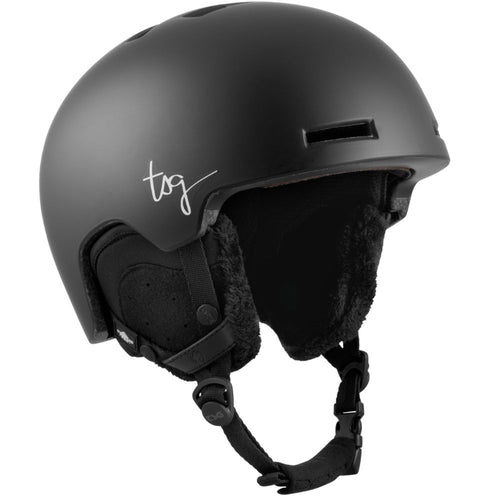 Womens Vertice Solid Helmet Satin Black
