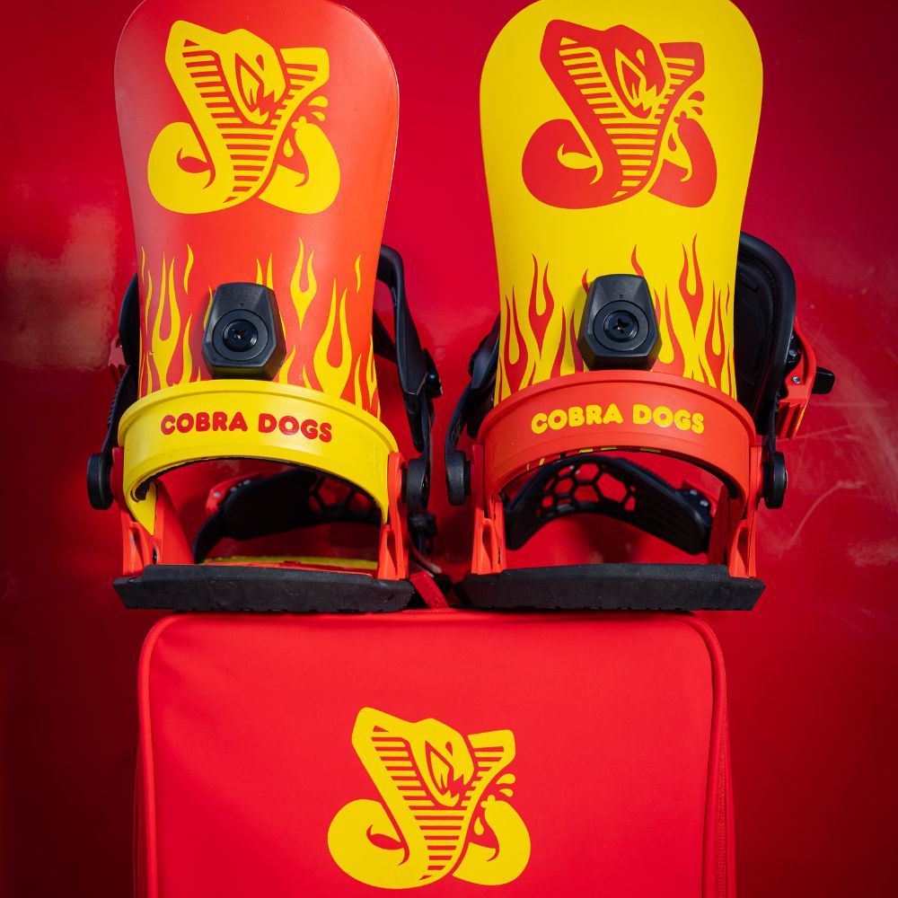 Cobra Dogs Red 2023 Snowboardbindingen