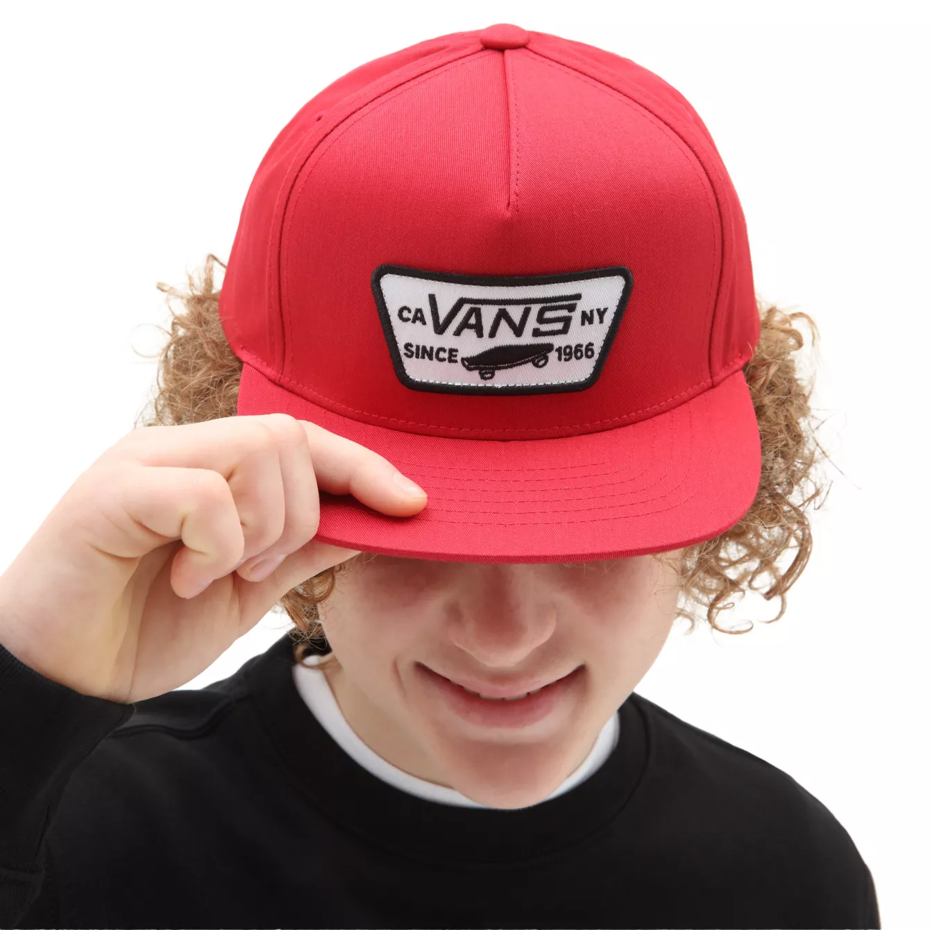 Vans hats discount kids red