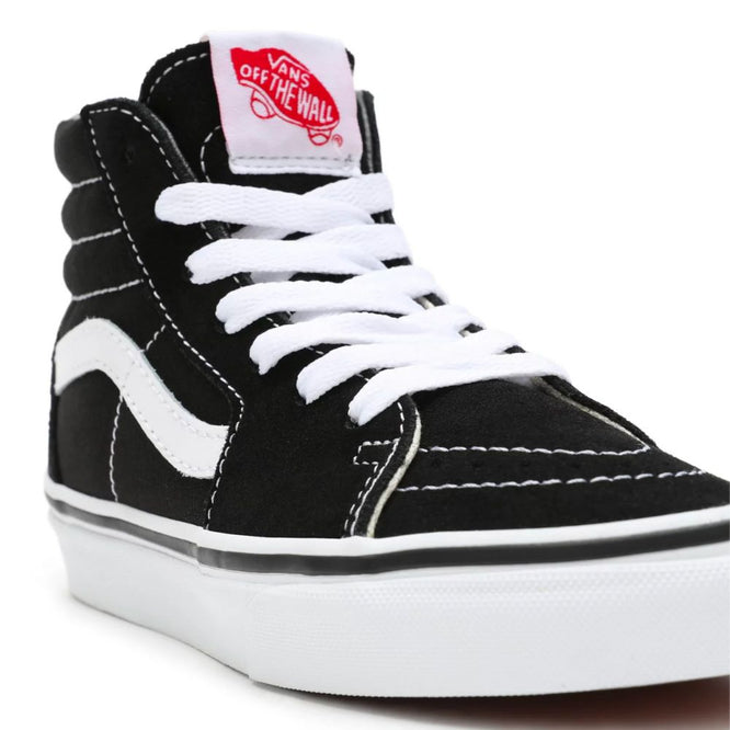 Skate Sk8-Hi noir/blanc véritable pour enfants