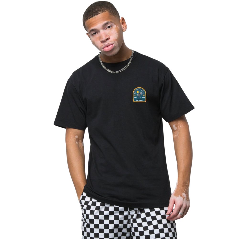 Off The Wall Patch T-shirt Black